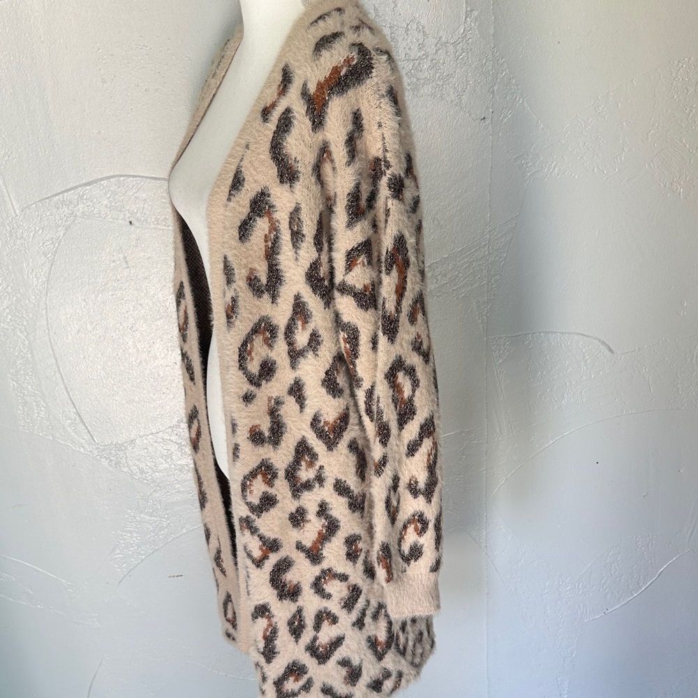 INC International Concepts Animal Print Cardigan - Picture 3 of 9